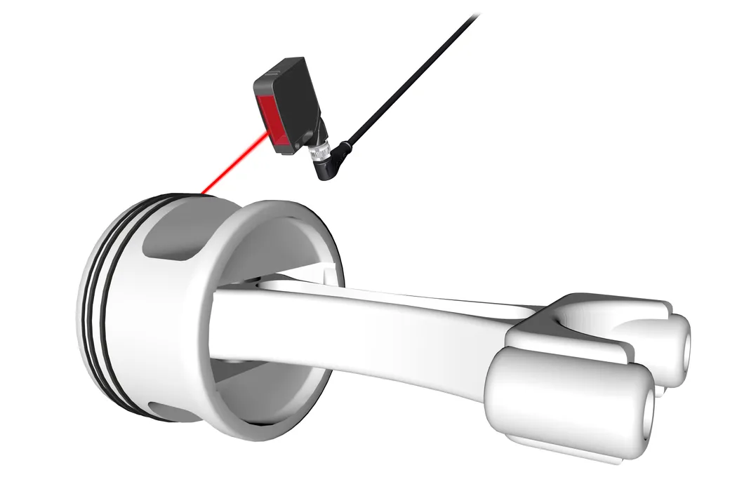 Bild 6:  Der hochpräzisen Lasertaster BOS 21M HPL besticht durch seine hohe Auflösung