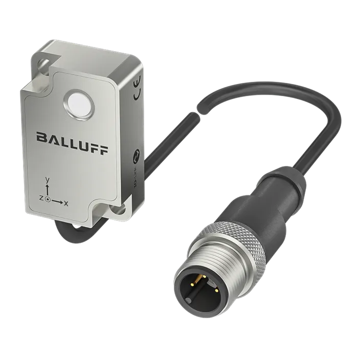 Bild 1 : Condition-Monitoring-Sensor mit integrierter Datenvorverarbeitung. (Quelle: Balluff)