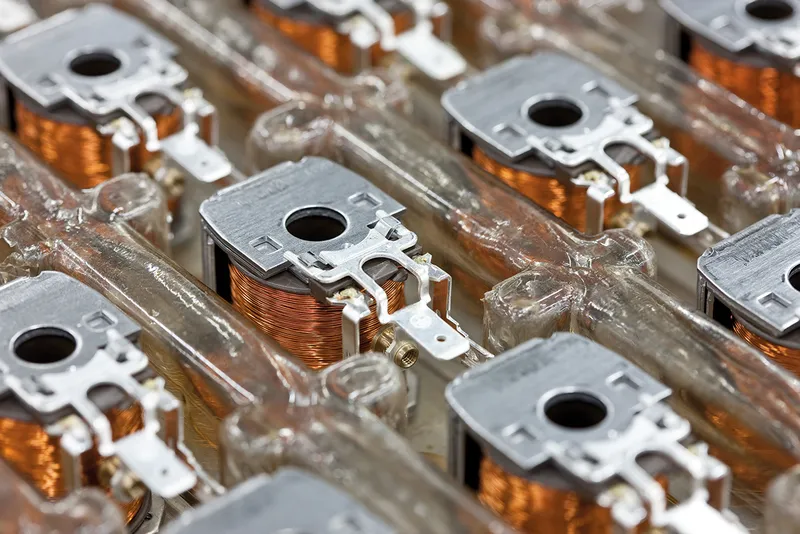 Magnetventile mit energiesparenden Spulensystemen