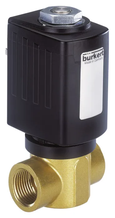 Bild 6:	Langlebig, leise und energiesparend: die Ventile mit Doppelspule und Kick-and-Drop-Elektronik. (Quelle: Bürkert Fluid Control Systems)