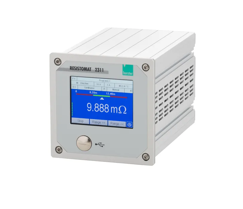 Der RESISTOMAT® Typ 2311 ist auf die Anforderungen von High-Speed-Anwendungen in der Automation zugeschnitten. (Urheber: burster)