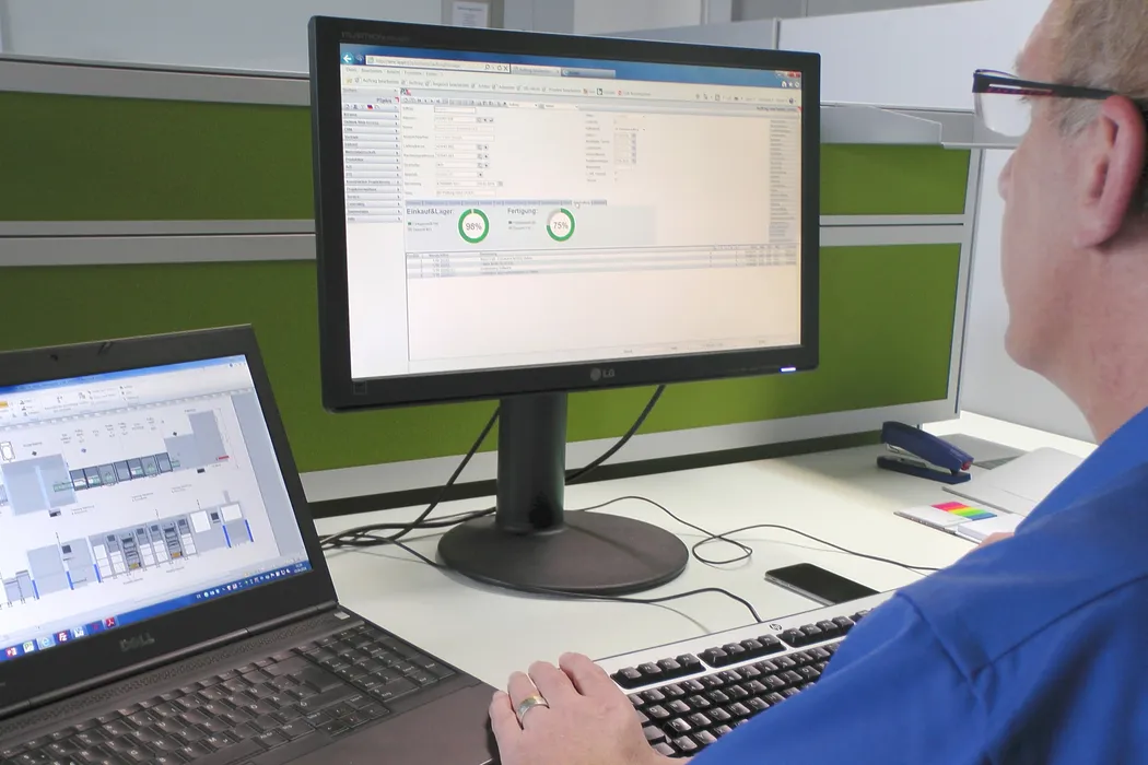Bild 4:	Ein auf die individuellen Ansprüche angepasstes ERP-System hilft Engmatec dabei, alle Schritte eines Projektes genau abzubilden. Nur so wird simultaneous Engineering zuverlässig realisierbar. (Bild: Engmatec) 