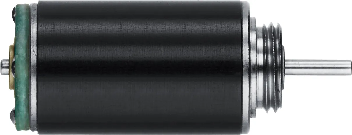 Bild 4: Das sogenannte Centering übernehmen kleine Schrittmotoren. Der Motor vom Typ 0820 ist bei 8 mm Durchmesser lediglich 20 mm lang. Ein Planetengetriebe liefert die notwendige Untersetzung.(Bild: FAULHABER)