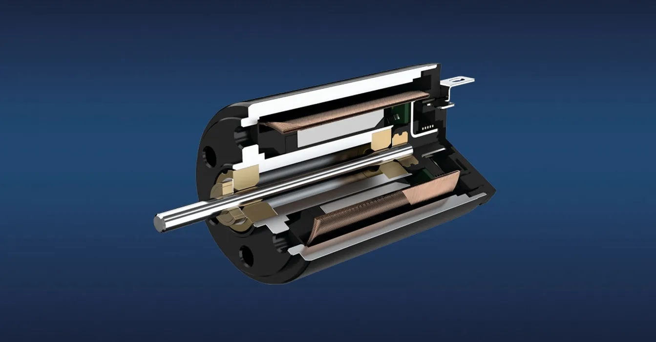 Bild 4:	DC-Kleinstmotor mit Edelmetallkommutierung. Solche Motoren eignen sich besonders für die Zoom- und Fokus-Verstellung. (Urheber: FAULHABER)
