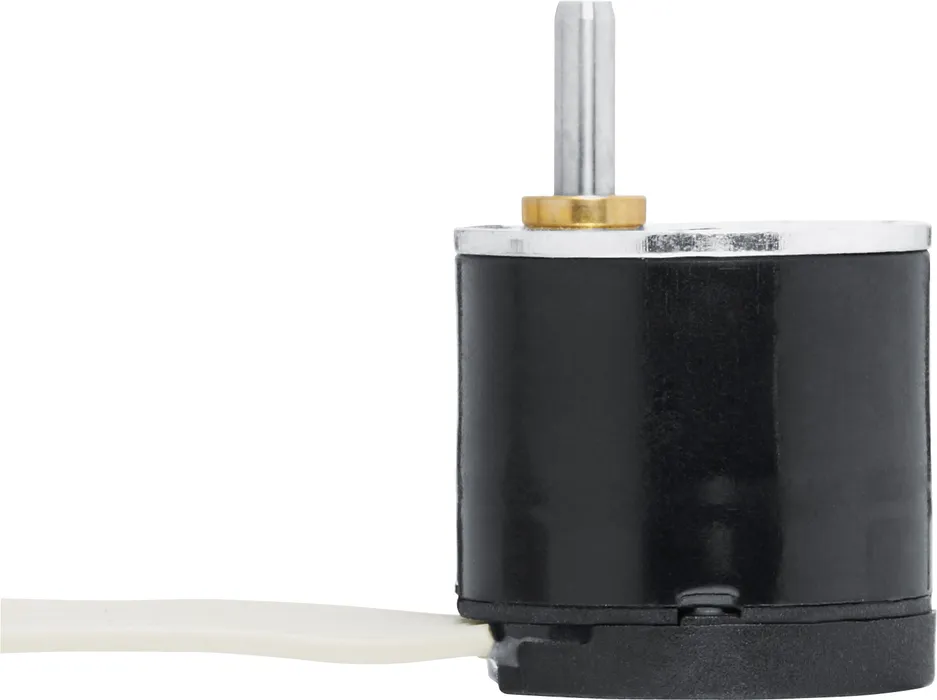 Bild 4: Für die präzise Positionierung der Halterung, mit der das Substrat ausgerichtet wird, sorgen drei edelmetallkommutierte DC-Getriebemotoren mit integriertem Encoder. (Urheber: FAULHABER)