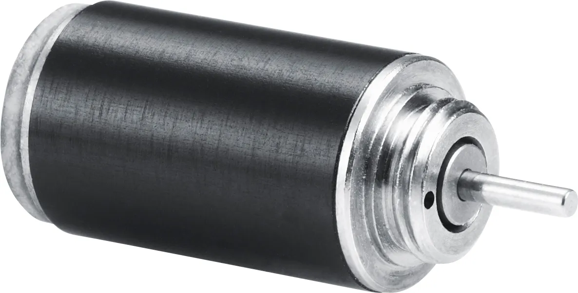 Bild 5:	Schrittmotor mit 8 mm Durchmesser. (Urheber: FAULHABER)
