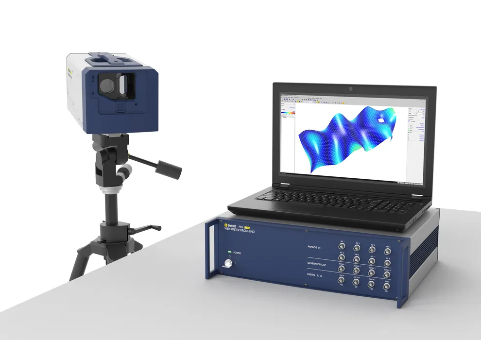 Bild 7:	Neues Scanning-Vibrometer PSV QTec® (Urheber: Polytec)