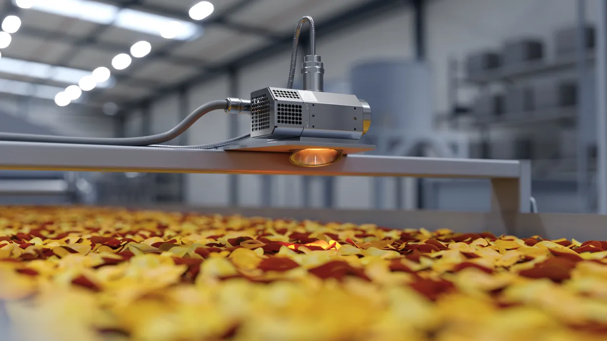 Bild 1: Kompaktes NIR-Spektrometer für den industriellen Einsatz entwickelt, das überall in der Produktion seine Nische vor Ort findet (Urheber: Polytec)
