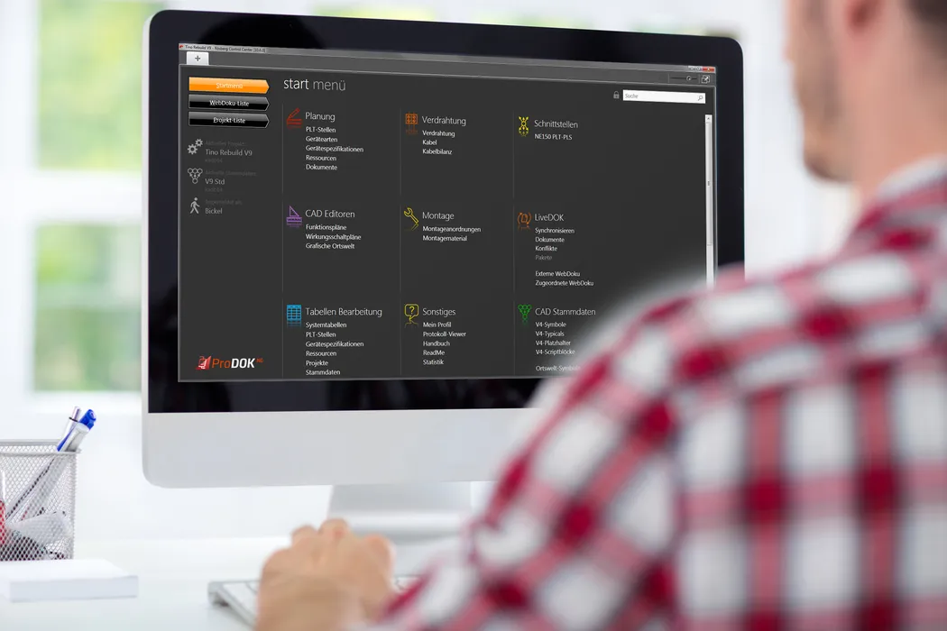 Bild 2: Das PLT-CAE System unterstützt die Planung und Dokumentation von großen prozesstechnischen Anlagen. (Urheber: Rösberg)