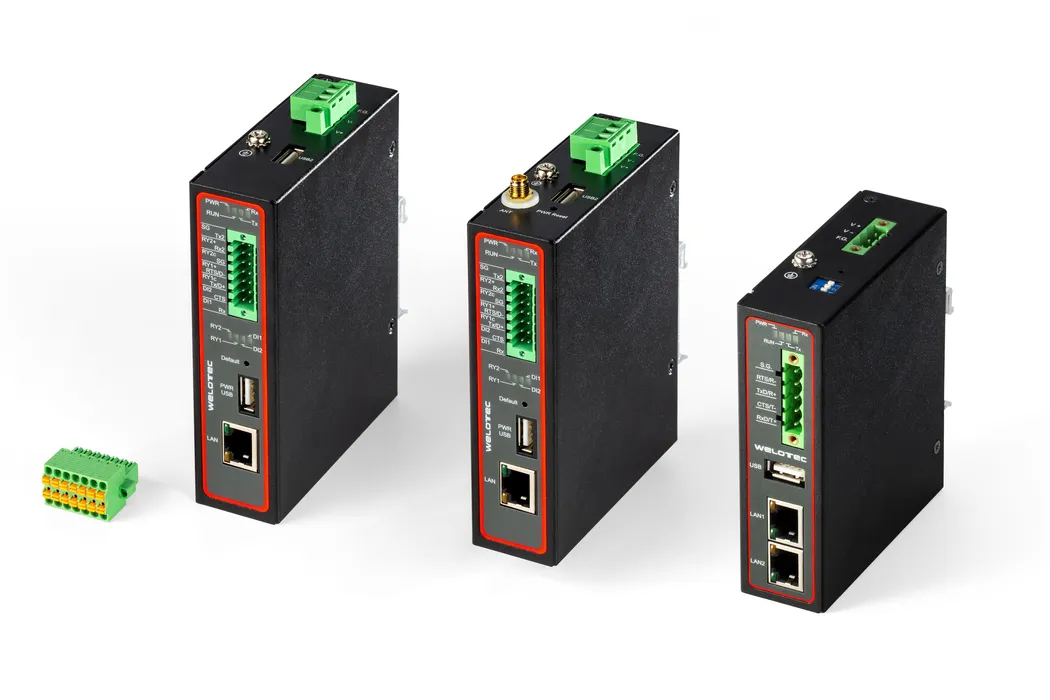 Bild 1: Um Daten aus dem Prozess für die Cloud zu sammeln, setzt Mirasoft auf die IoT-Gateways WiT1002 aus dem Hause Welotec. (Quelle: Welotec)